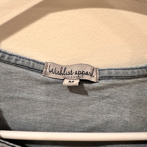 Wishlist Light Blue Denim Top - Picture 4 of 9